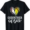 Godfather Of Both Baseball Softball Godfather Fathers Day T-Shirt