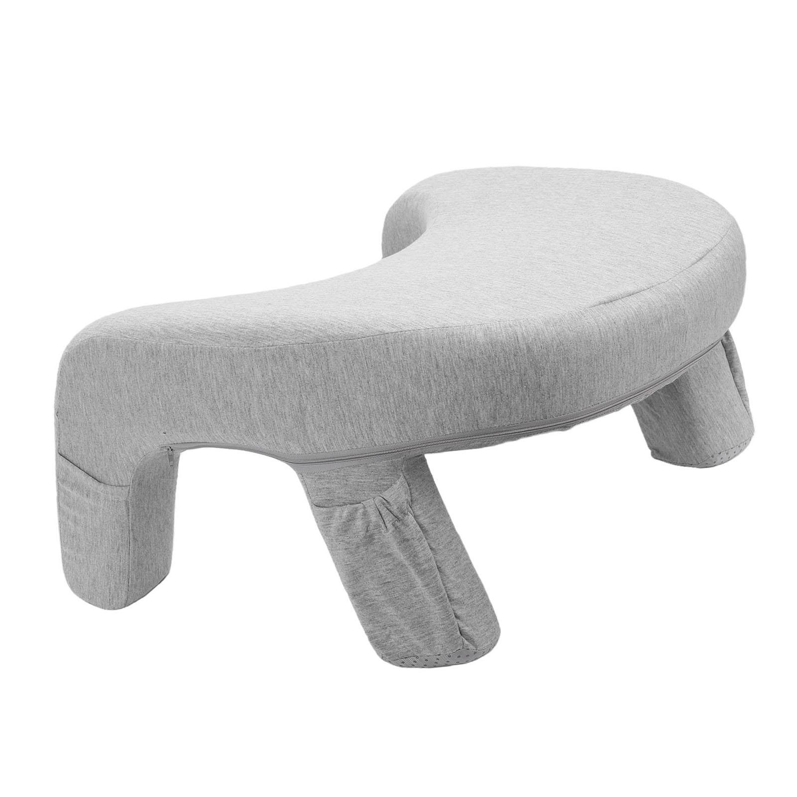 Lap Desk Pillow Ergonomic   Lap Reading Pillow with Detachable Washable Cover for Sofa Bed