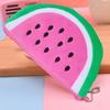 Cute Plush Fruit Watermelon Coin Purse Coin Pocket Red Envelope Headset Data Cable Storage Bag