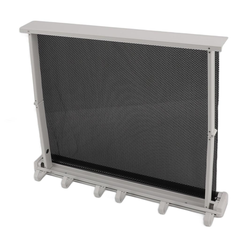 Retractable Clothes Drying Rack with Template Wall Mount Mesh Breathable Platform Aluminium Laundry