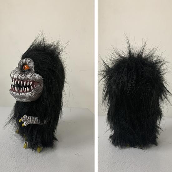 Critters Prop Doll Creative Horror Scary Festive Touch Big Eyes Mouth Halloween Ornament
