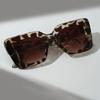 Leopard Print Square Women's Sunglasses Fashion Decorative Glasses Suitable for Holiday Beach Party Fashion Glasses