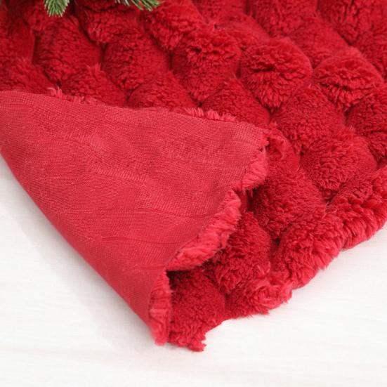 Christmas Tree Skirts Round Plush Xmas Trees Base Cover Carpet Mat Ornaments for Home