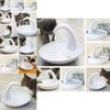 Pioneerpet Schwan Haustier-Trinkbrunnen Ideal für Katzen und Hunde mit leisem Betrieb und einfachen Reinigungsfunktionen