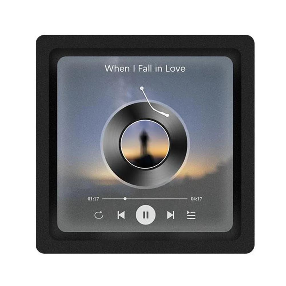 Персонализированная наклейка на холодильник Встроенный музыкальный проигрыватель Магнит Магнит Spotify Подарок Настраиваемый холодильник Настраиваемый альбом F I1P8