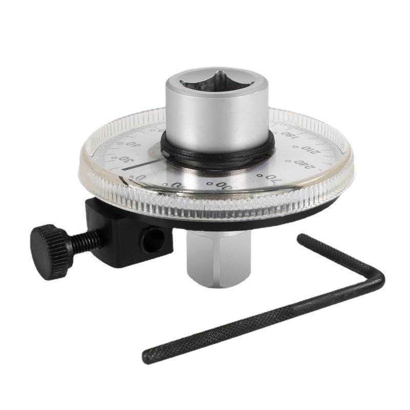 Magnetic Clip-on Torque Wrench with Angle Gauge & Pointer