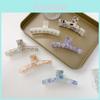 Elegant Korean Style Acetate Hair Claw Clip In Fresh Colors Perfect For Stylish Hairdos