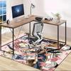 1pc Fairy Tail2 Design Area Rug - Non-Slip, Soft & Cozy Floor Mat for Living Room, Bedroom, Office - Indoor/Outdoor Decorative Carpet