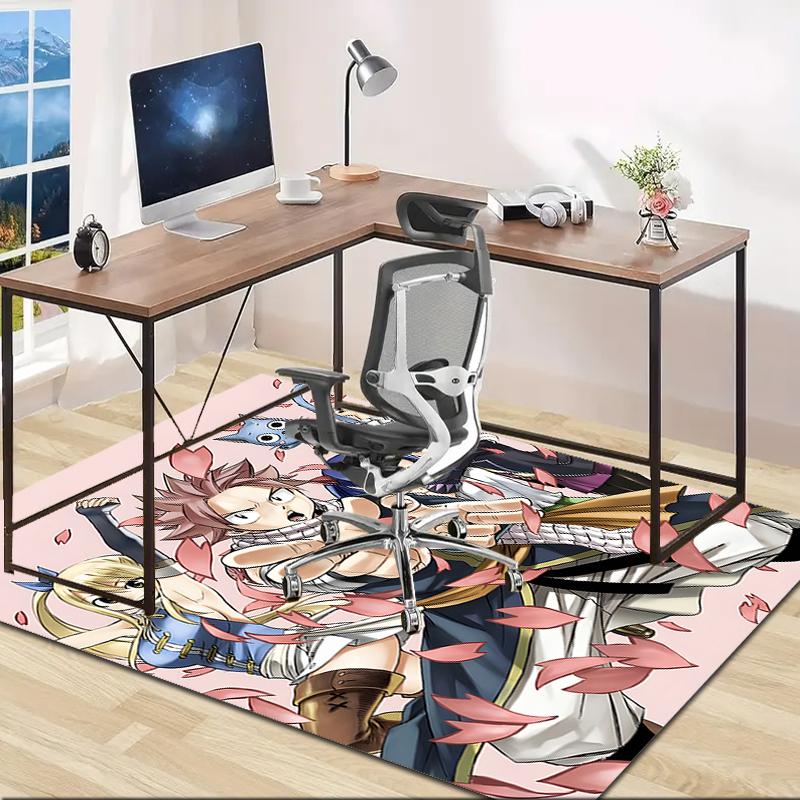 1pc Fairy Tail2 Design Area Rug - Non-Slip, Soft & Cozy Floor Mat for Living Room, Bedroom, Office - Indoor/Outdoor Decorative Carpet