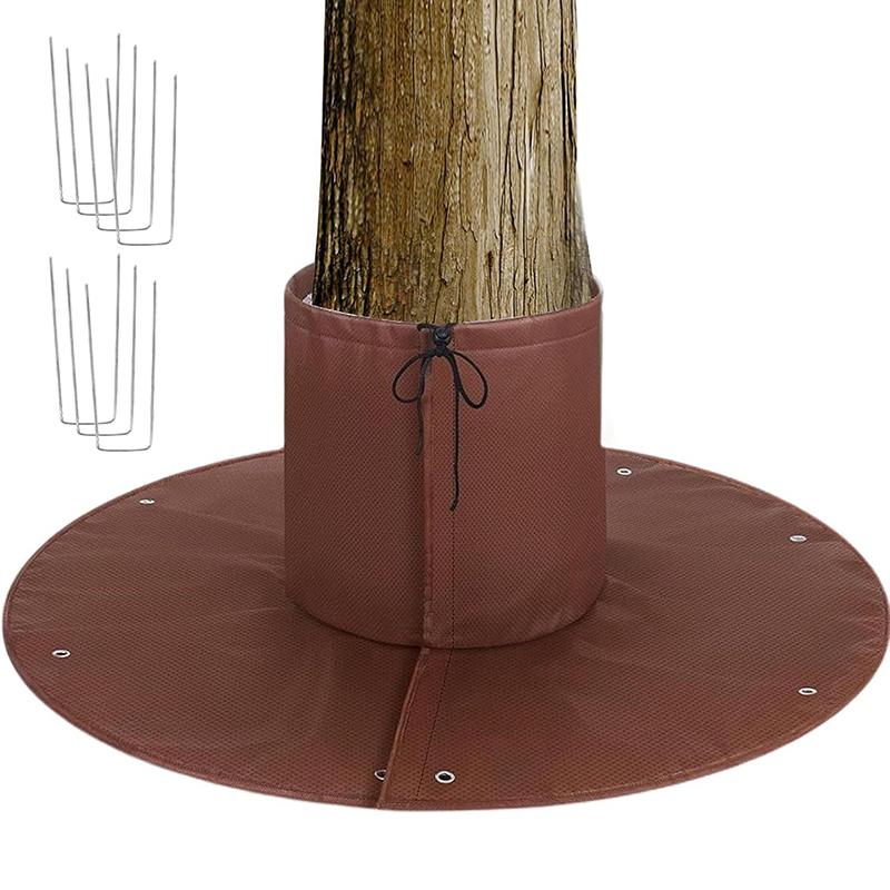 

1pc Winter Plant Root Protection Cover Outdoor Plant Root Non-woven Protection Cover Potted Antifreeze Cold Cover 100x30x30cm
