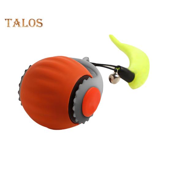 

Интерактивный мяч для кошек, самокатящийся мяч для кошек с регулируемыми скоростными режимами, электрический мяч для домашних животных, активируемый касанием, для использования в помещении и на открытом воздухе A оранжевый