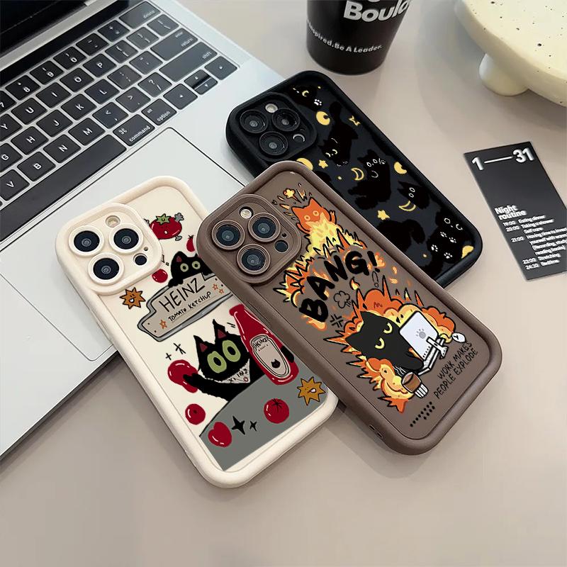 Funny Bang Cat Matte TPU Phone Case For Xiaomi 15T 14T POCO X8 Pro Max X7 X3 X5 X6 F5 F3 X5 F7 M7 M3 M6 Pro F8 15 Ultra 5G Couqe