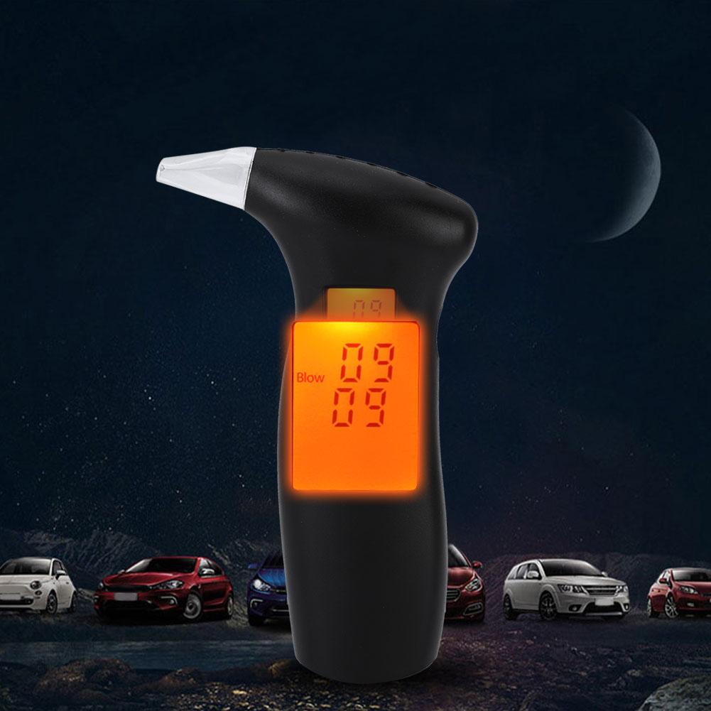 Portable Backlight Display Digital Semiconductor Sensor Breathalyser Alcohol Tester
