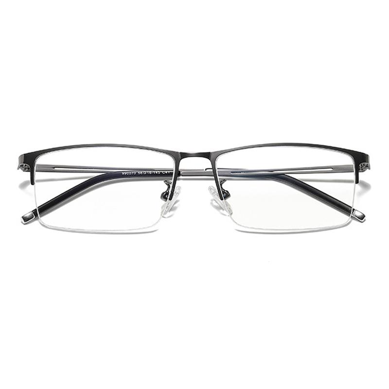 Fashion Women Eyebrows Half Frame Anti Blue Light Prescription Myopia Glasses Photochromic -1 Short Sight Eyewear