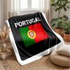 Portugal-Themen-Decke Weiche Flanelldecke Plüsch-Überwurf Gemütliche Sofa-Bett-Decke für Heimdekoration
