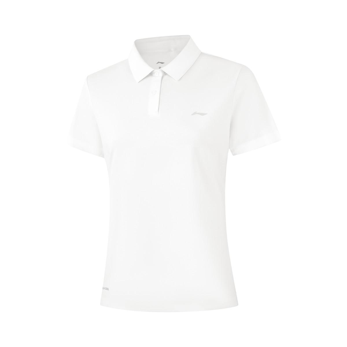 Li-Ning Comfortable Versatile Breathable Polo Shirt Women tops White APLW146-2 M