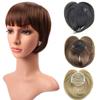 Fashion Hair Toupee Topper Piece Thin Clip In Top Short Straight Hairpiece Wig Bangs for Women