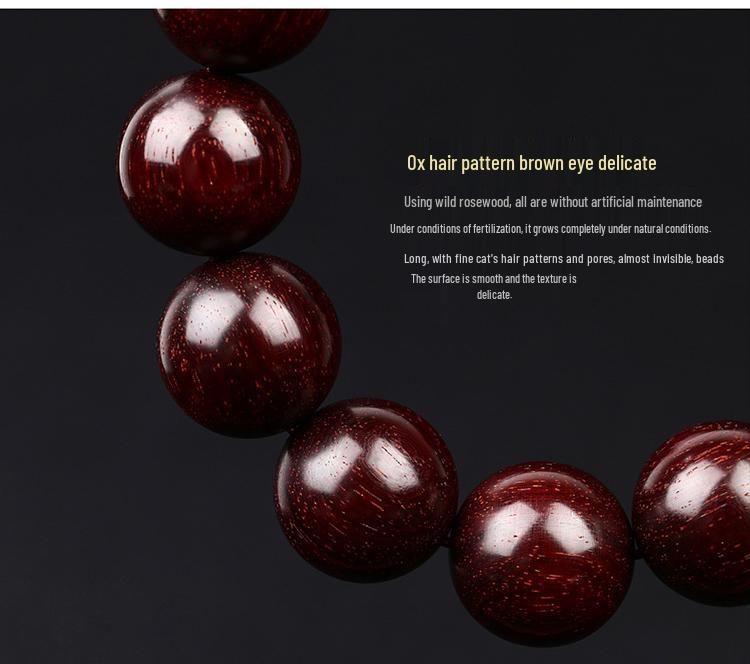 Sandalwood & Indian Rosewood Pixiu Prayer Bracelet for Men & Women