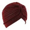 Elastic Twist Knot Turban Hat Wrap Style Cancer Chemo Hat New Islamic Headband  Women Headwear