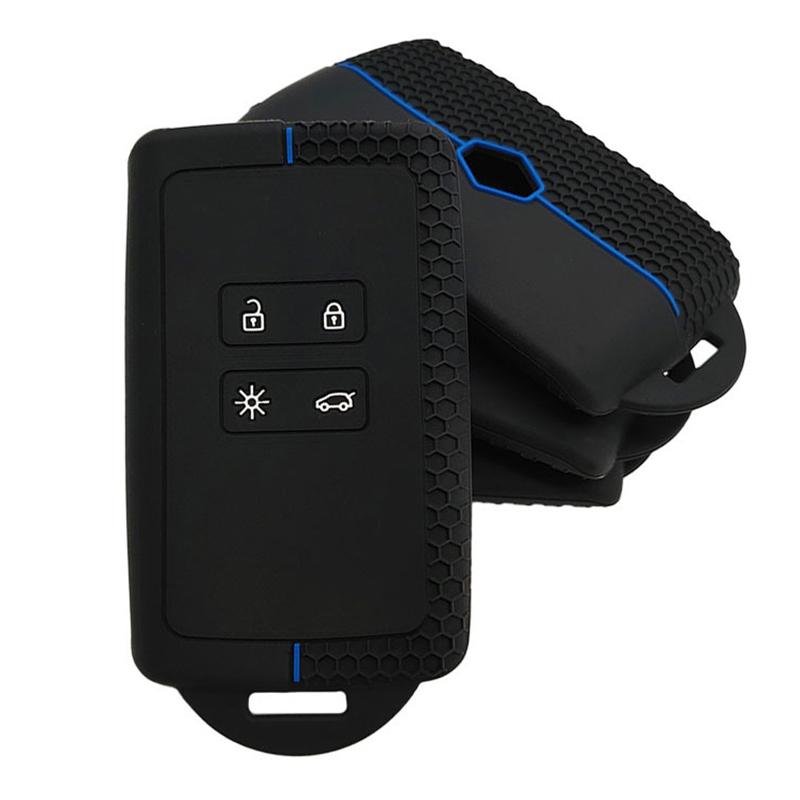 Silikon Auto Schlüsselabdeckung Für Captur Koleos Kadjar Arkana Megane Dacia Duster Sandero Stepway Smart Fernbedienung Schlüsselanhänger Hülle