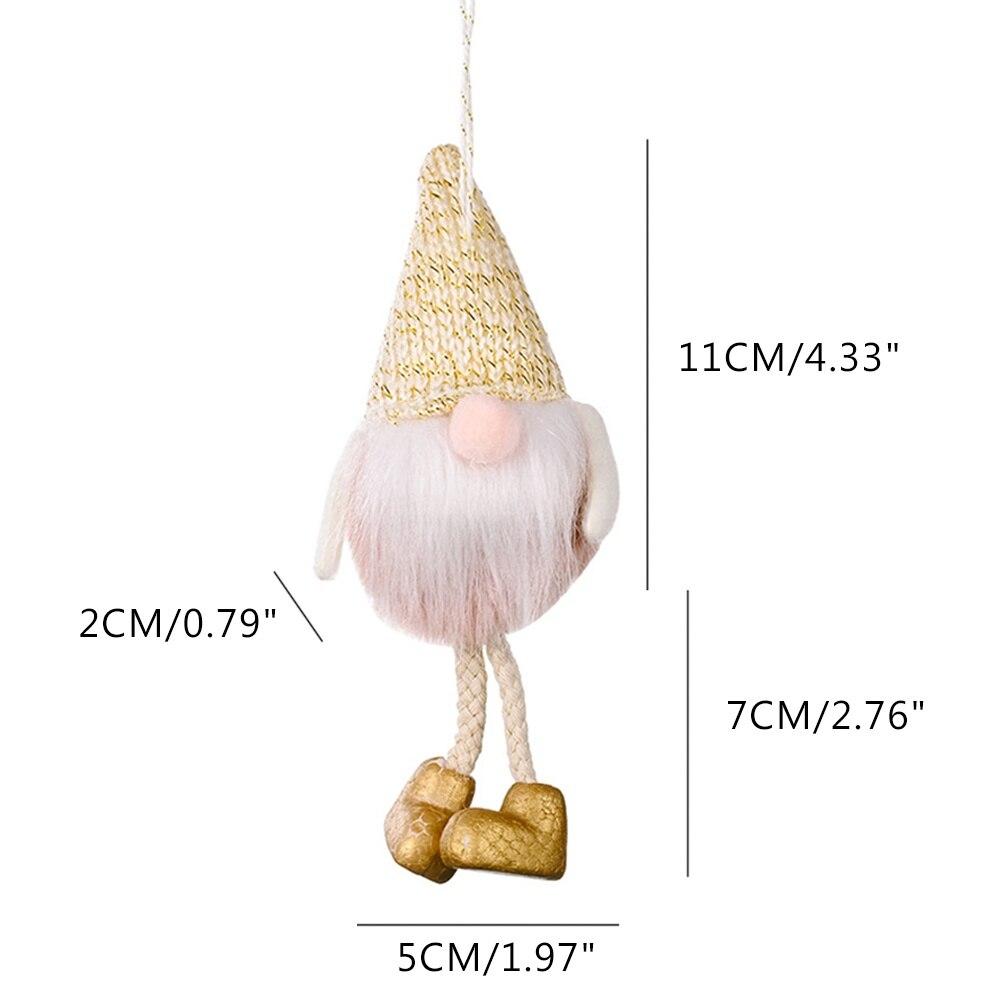Ozdoby pluszowe na choinkę Home Decor Wiszące idealne prezenty Śliczny gnom