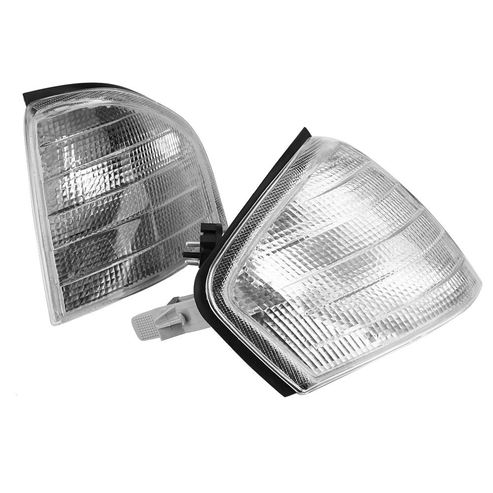 2 stücke Parkplatz Signal Anzeige Ecke Licht Lampe Shell Gehäuse für Mercedes Benz C klasse W202