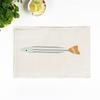 Linen Placemat Table Mat Fish Print Nordic Pads For Kitchen Dining Table Disc Pads Bowl Coasters Home Decor 44x28cm 2/4/6pcs