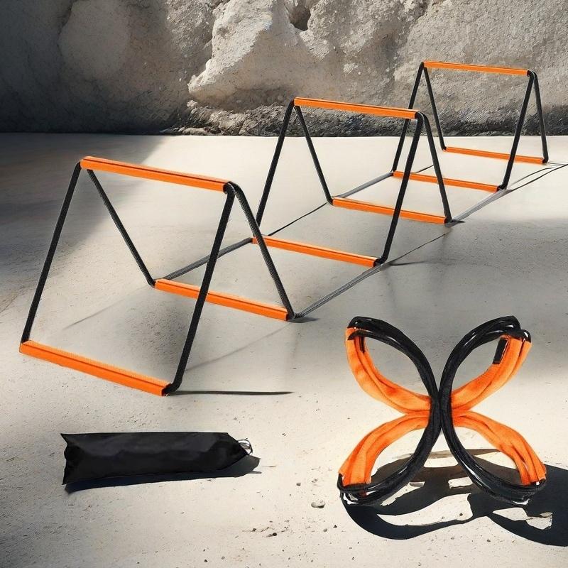 Dual-Purpose Soccer Training Jump Ladder Multifunctional Agility Ladder Speed Training Coordination Footwork Football Equipment