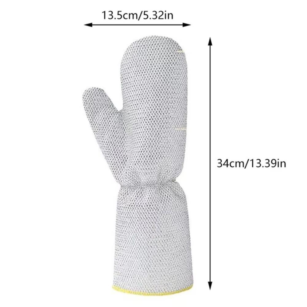Household Cleaning Housework Cleaning Gloves Lengthened Steel Wire Ball Gloves