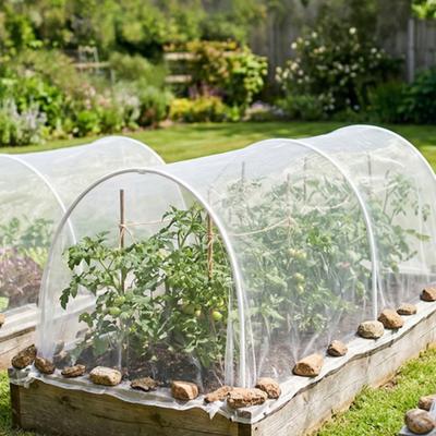 10Ft Insect Barrier Netting Fine Mesh Plant Cover Garden Row Cover Bird Netting for Raised Beds Greenhouse Vegetables Fruits