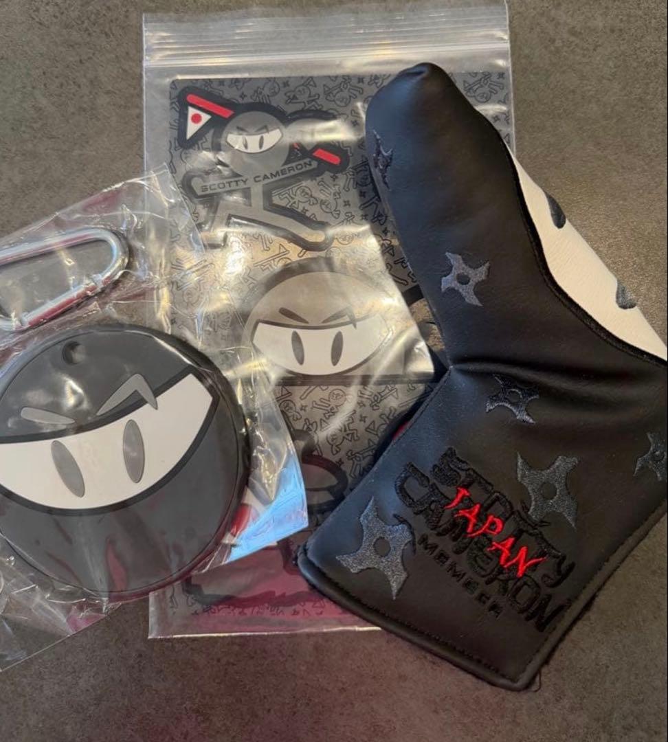 Scotty Cameron 2026 Member Gift Set Putter Cover Putting Disk Sticker
