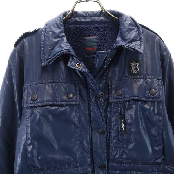 NEIGHBORHOOD Nylon jacket S Navy Boa fleece lining Women Used