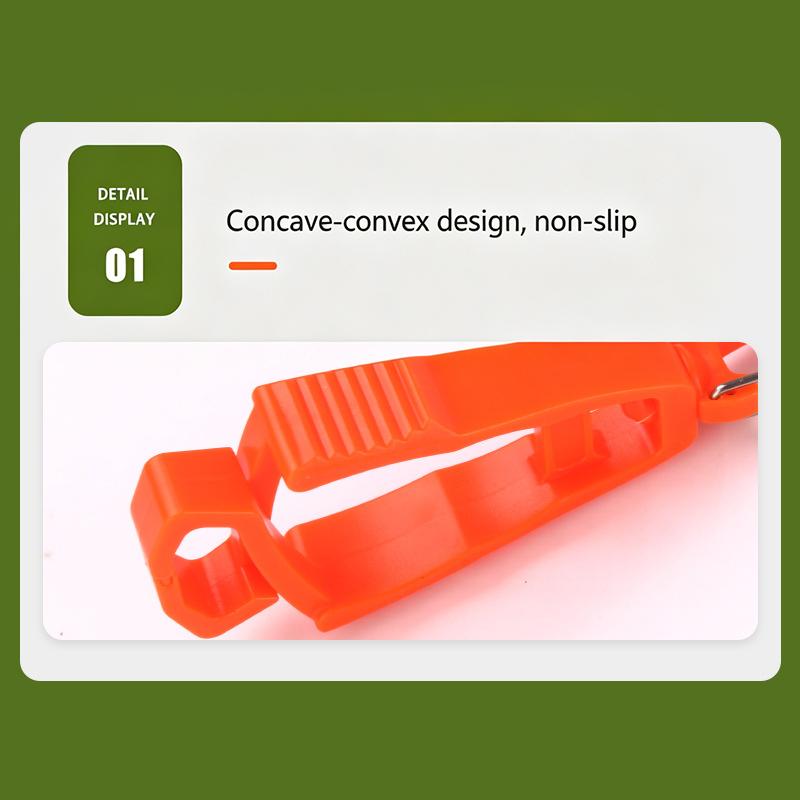 Outdoor Protective Gloves Clip Hanger Multi-Purpose Work Gloves Holder Clip Anti-Drop Glove Grabber Clip For Worker Construction