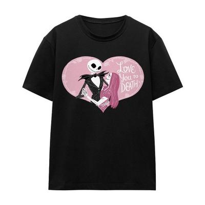 The Nightmare Before Christmas Unisex Adult Love You To Death Valentine`s Day T-Shirt