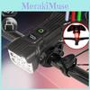 Bike Lights Mountain Usb Rechargeable Bicycle Torch Front Rear Lamp Set Led