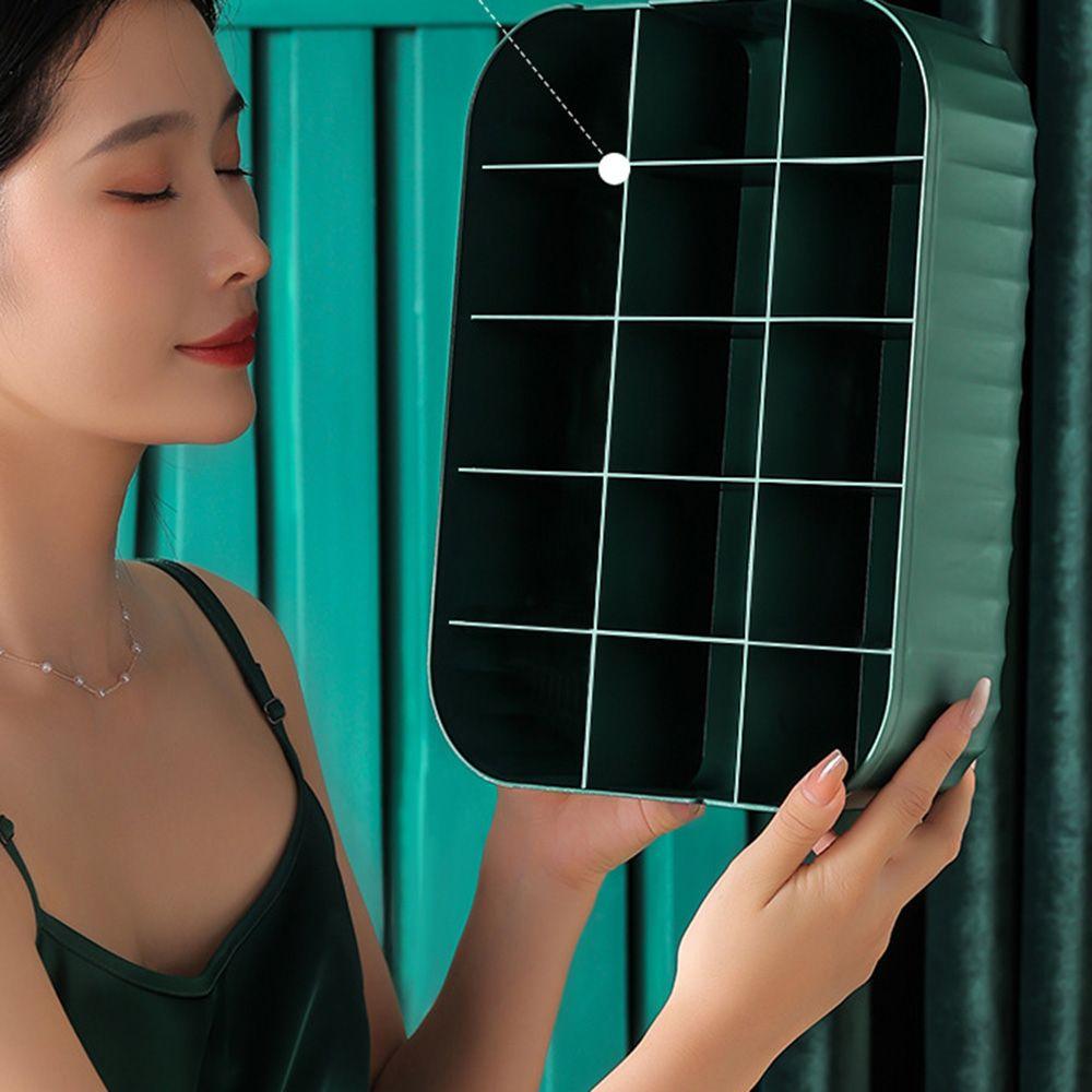 Home Lattice Plastic Container Storage Artifact Drawer Type Underwear Storage Box Organize Box