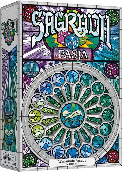 Sagrada Gra Planszowa Zestaw 3X Rozszerzenie Dodatek (Chwała Pasja Życie)