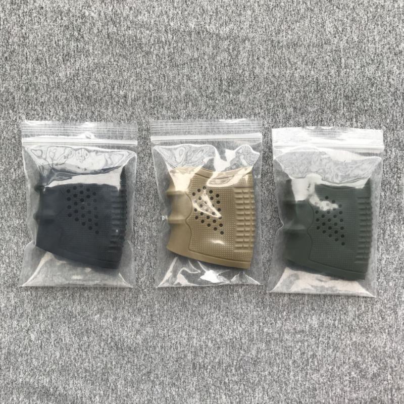 1PC Anti-Slip Tactical Handgun Rubber Protect Cover Grip Glove Tactical Holster for Glock Hunting Black Gun Accesories