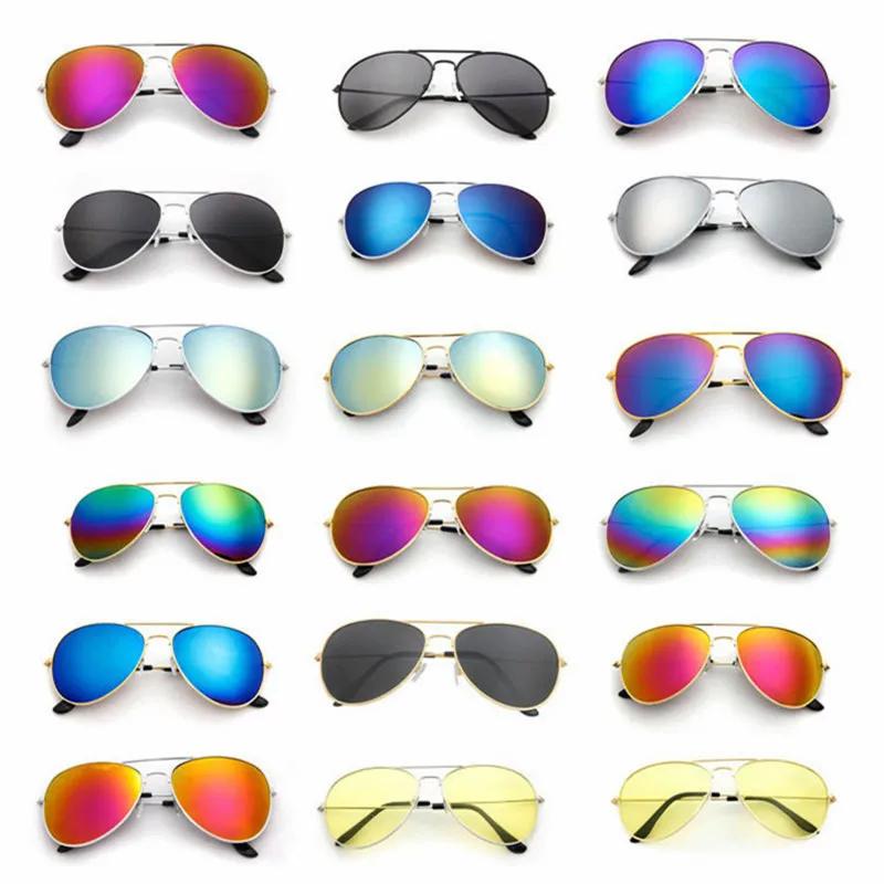 Parent-Child Round Frame Sunglasses Kids Adults Vintage Uv400 Shades Eyewear Unisex Children Outdoor Travel  Pilot Sun Glasses