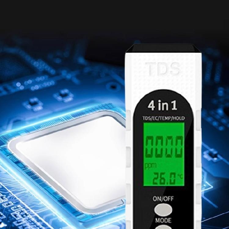 4 in 1 Water Tester Acidity TDS Temperature Monitor Water Analysis Solution Ideal for Drinking Water, Pool