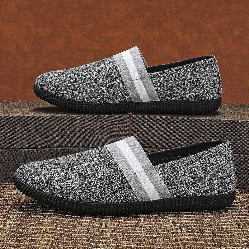 Men Shoes Comfortable Casual Shoes Men Sneakers Flats Summer Breathable Lazy Bean Shoes At Special Price Wear-resistant Casual