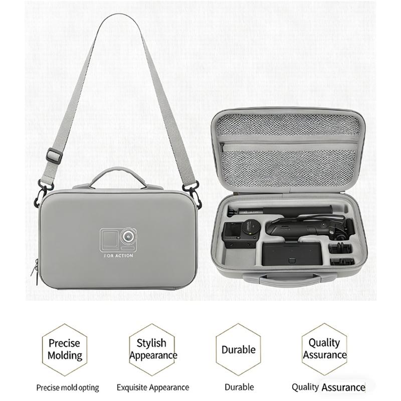 For DJI Osmo Action 6/1 Pro Handbag Portable Hard Shell Carrying Case Travel Storage Bag for Action 6 Camera Accessories