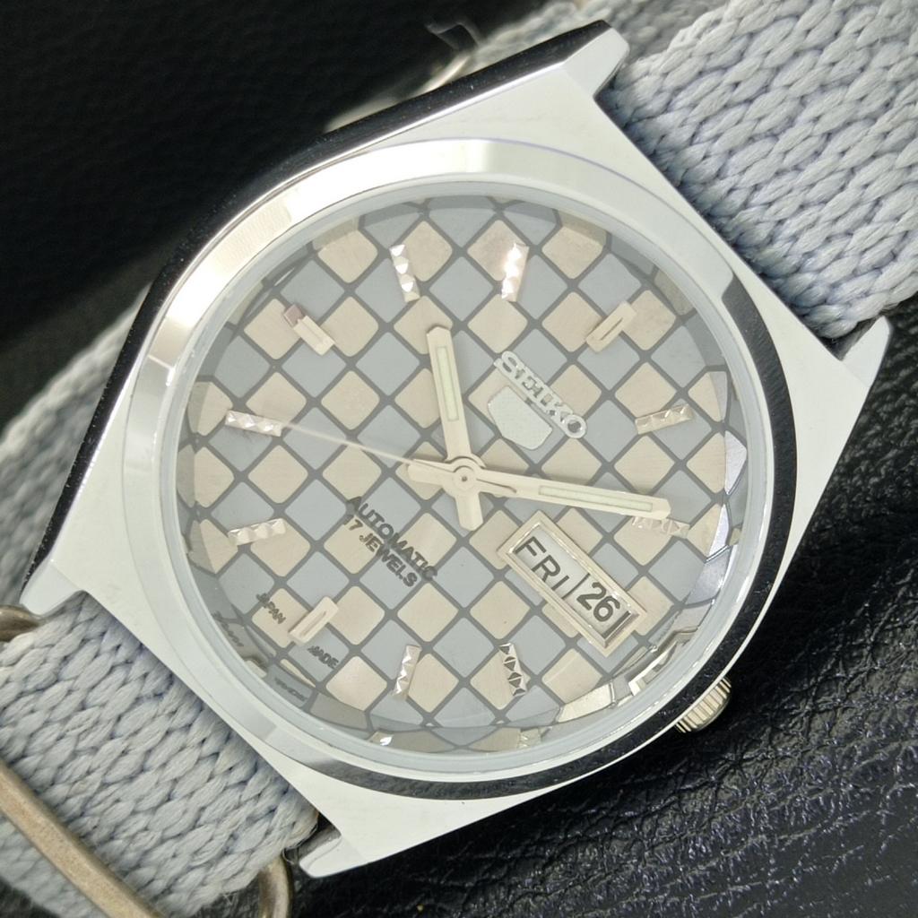 

АВТОМАТИЧЕСКИЕ SEIKO 5 JAPAN МУЖСКИЕ 6309A ВОССТАНОВЛЕННЫЕ ЧАСЫ С СЕРЫМ ЦИФЕРБЛАТОМ a440292-4 Sk-a440292