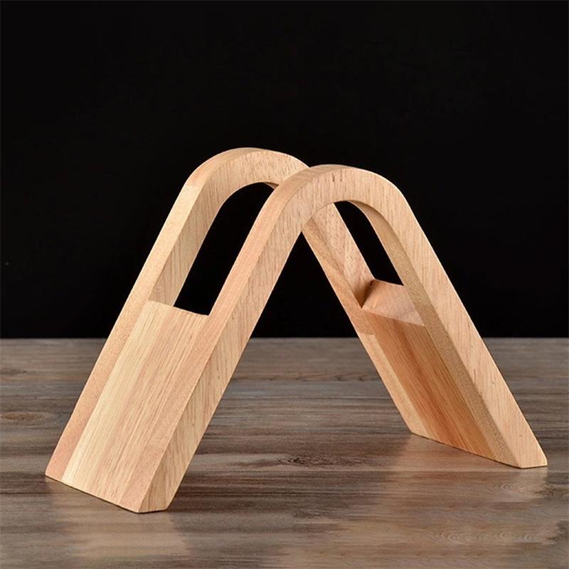 1Pc Wooden Coffee Filter Holder V60 Hand Drip Coffee Filter Paper Dispenser Storage Stand Coffee Accessories Filter Paper Holder
