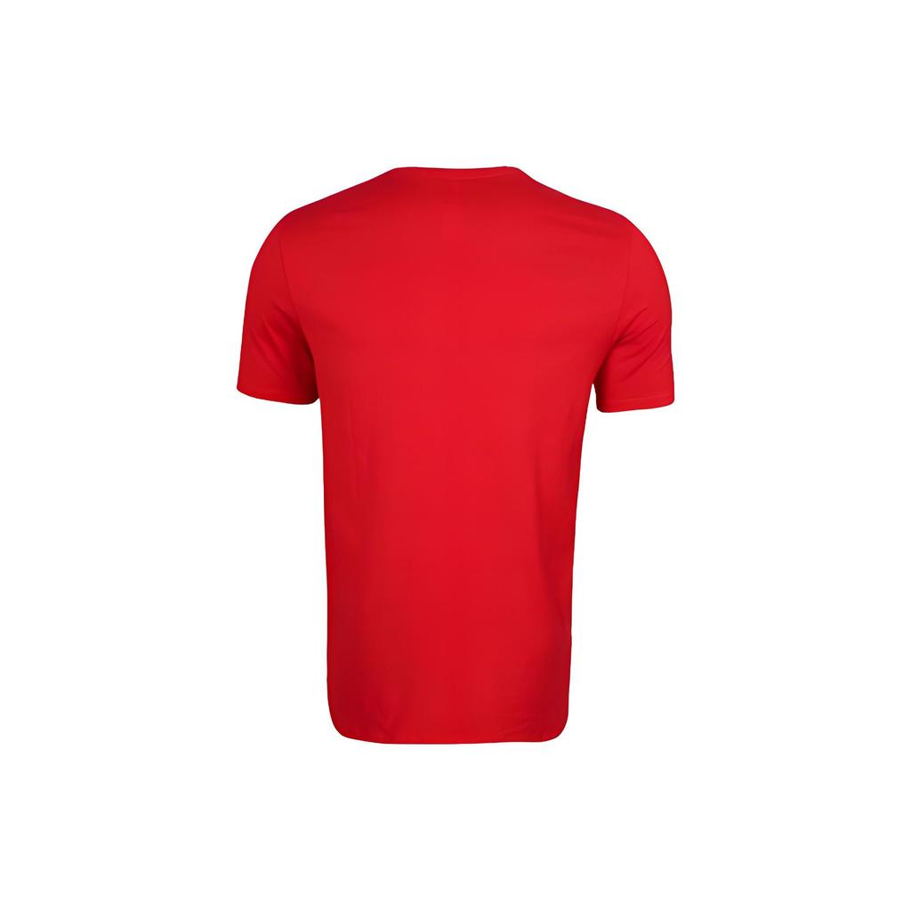 Nike Air Letter Print Crew Neck Short Sleeve T-Shirt Men Tops Red AJ7438-687