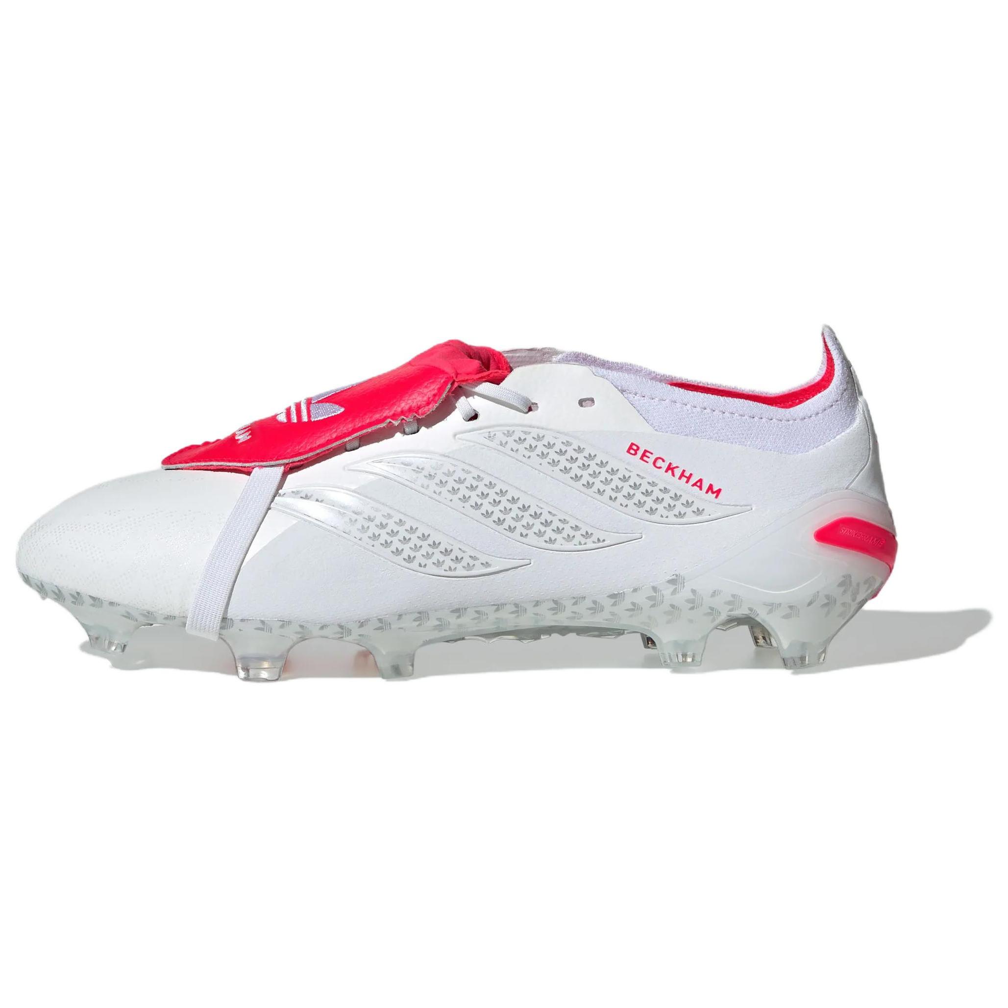 Unisex Sneaker David Beckham x adidas Predator Elite Klappzunge FG 'White Silver Metallic' 37
