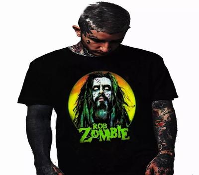 Rob Zombie Horror Punk Rock Band Grafik Fan T-Shirt Alle Größen Unisex T-Shirt