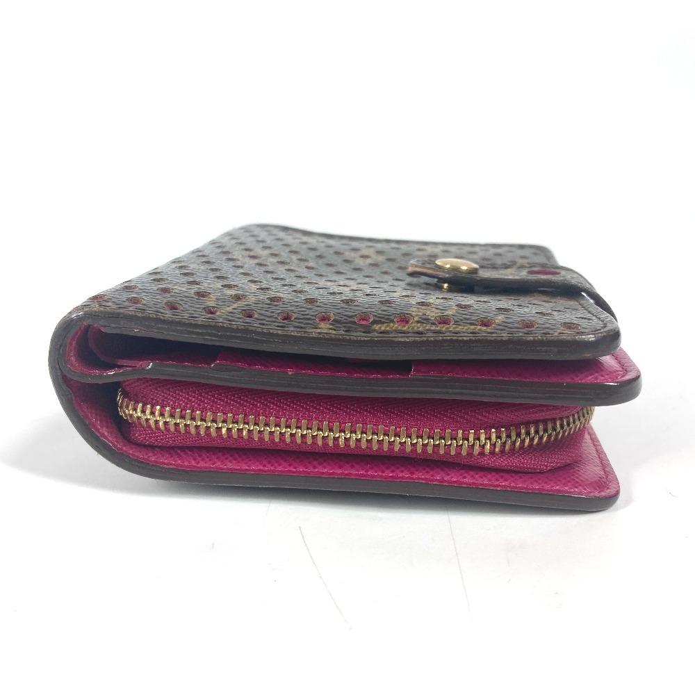 Louis Vuitton M95188  MonogramPerfo Compact Zip Compact Wallet Folded Wallet