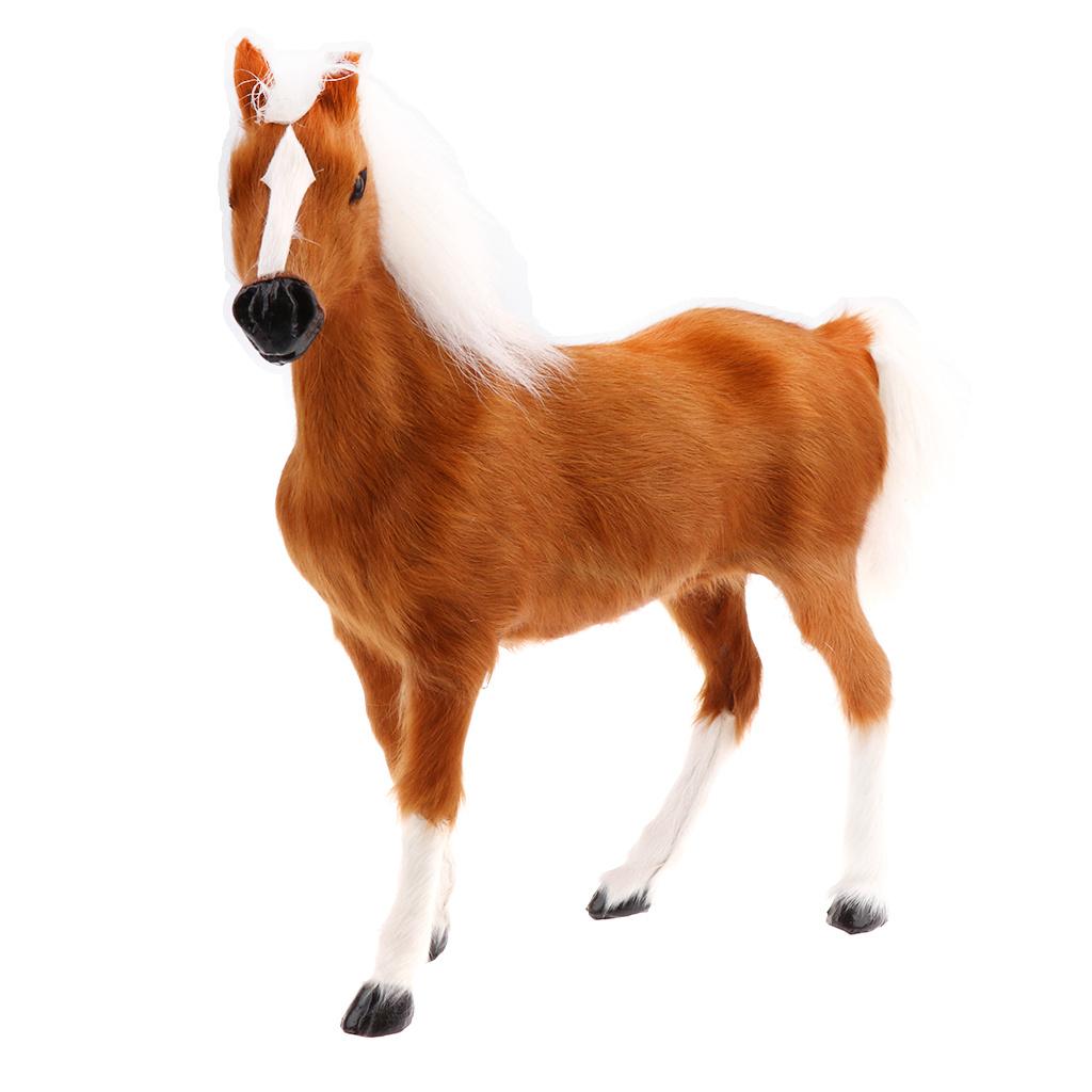 1PC Interior Simulation Horse Model Animal Model Ornament Figurine Cute Home Decoration Gift for Friend