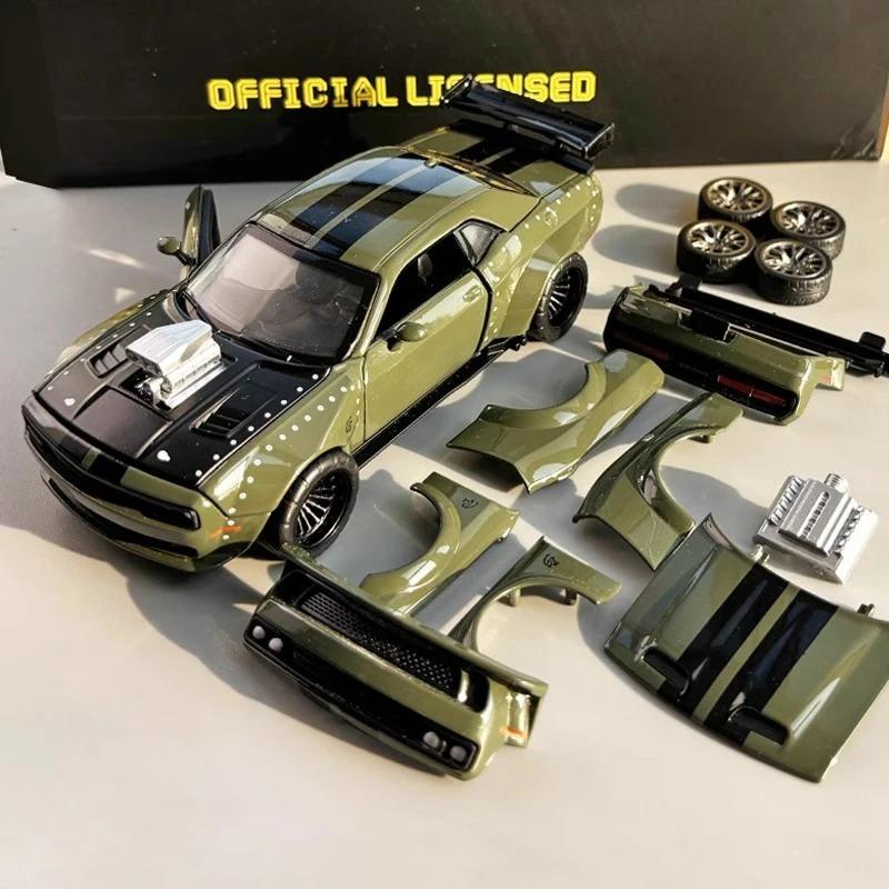 1/36 Dodge Challenger SRT Jailbreak Assembled Version Alloy Car Diecasts & Toy Vehicles Car Model Model Car Toy for Children